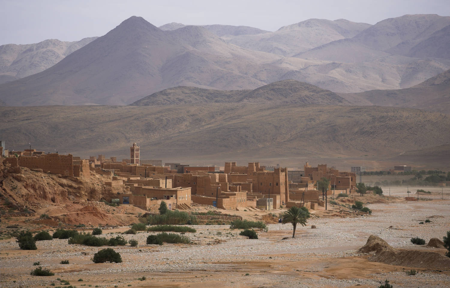 Les montagnes de l'atlas marocain